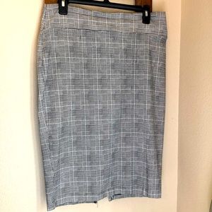 Plaid pencil skirt!